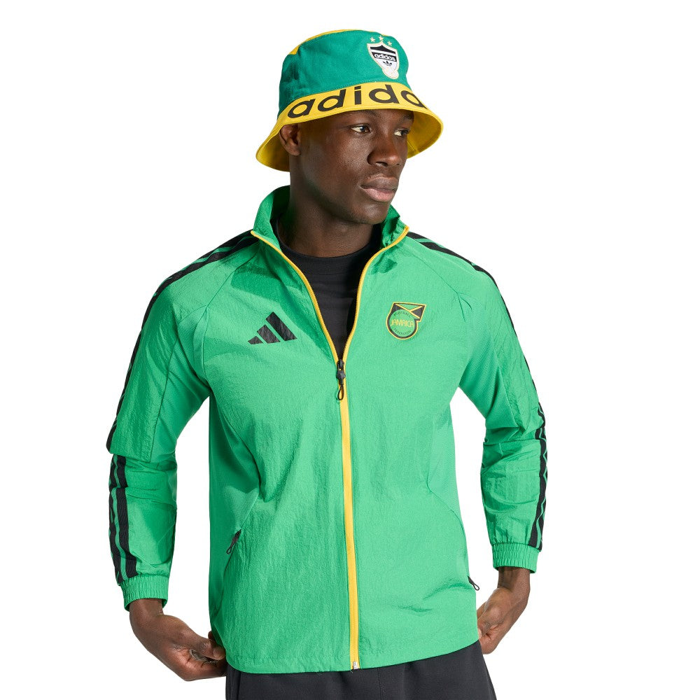 Jamaica National Team Anthem Full-Zip Jacket Green | Adidas online