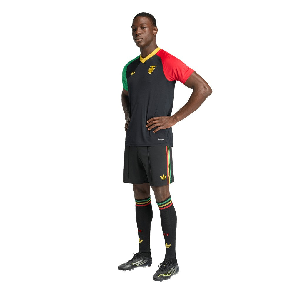 Jamaica National Team 2026 Pre-Match Training Jersey Black | Adidas discount