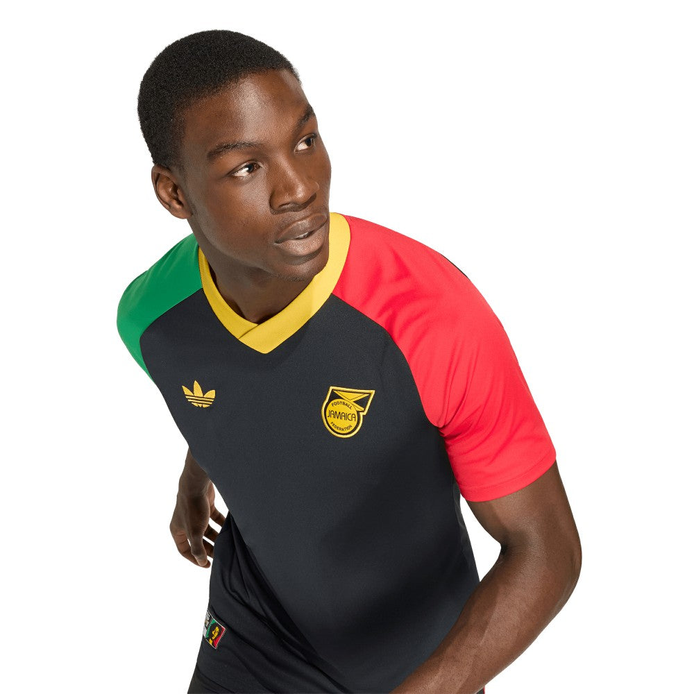 Jamaica National Team 2026 Pre-Match Training Jersey Black | Adidas discount