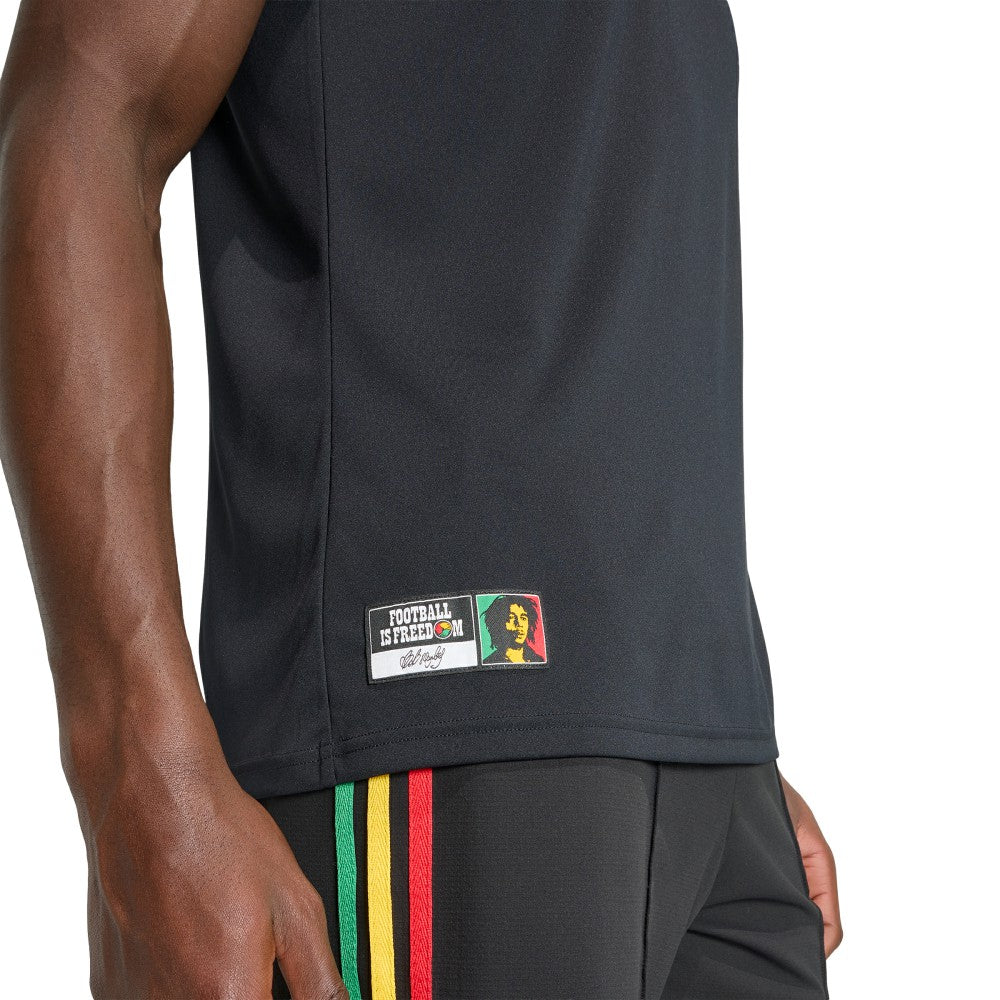 Jamaica National Team 2026 Pre-Match Training Jersey Black | Adidas discount
