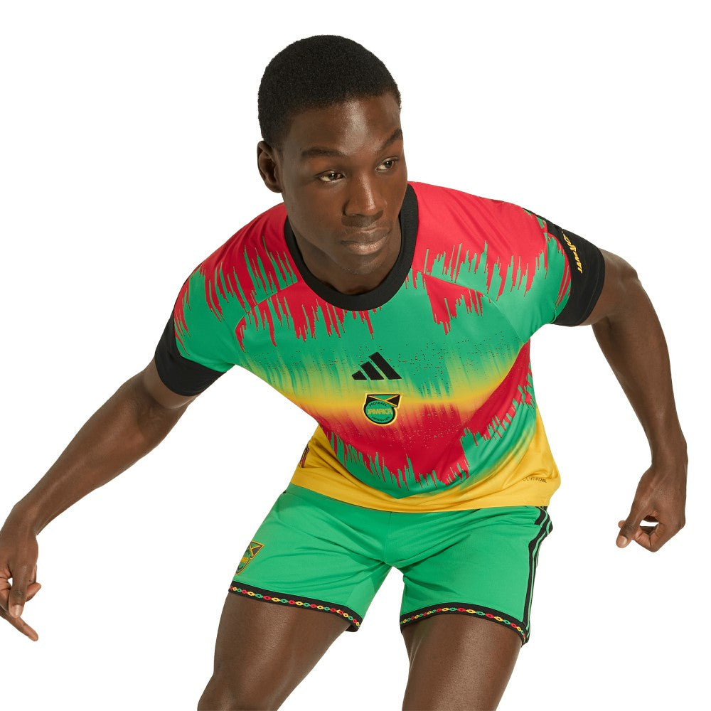 Jamaica National Team 2026 Pre-Match Training Jersey Green | Adidas online