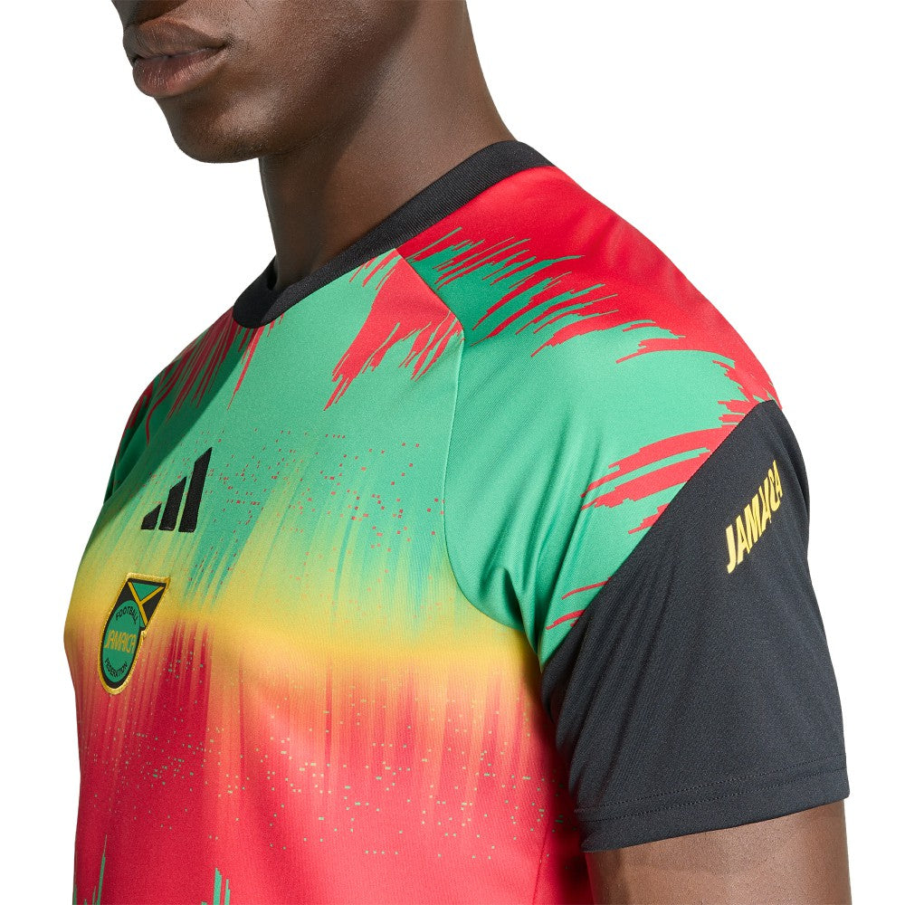 Jamaica National Team 2026 Pre-Match Training Jersey Green | Adidas online