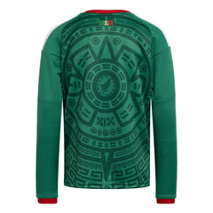 Mexico National Team Youth FIFA x World Cup 2026 Home Replica Long-Sleeve Jersey Green | Adidas Online