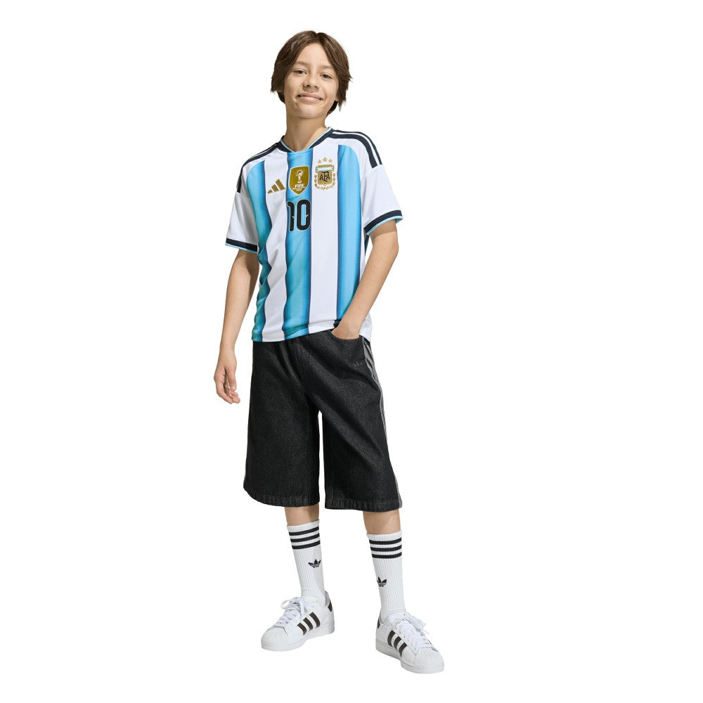 Lionel Messi Argentina National Team Youth FIFA x World Cup 2026 Home Replica Jersey White | Adidas Sale