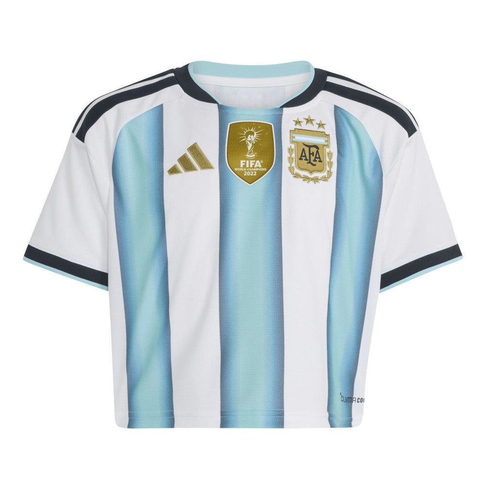 Argentina National Team Women's FIFA x World Cup 2022 Winners Home Cropped Replica Jersey White | Adidas Online