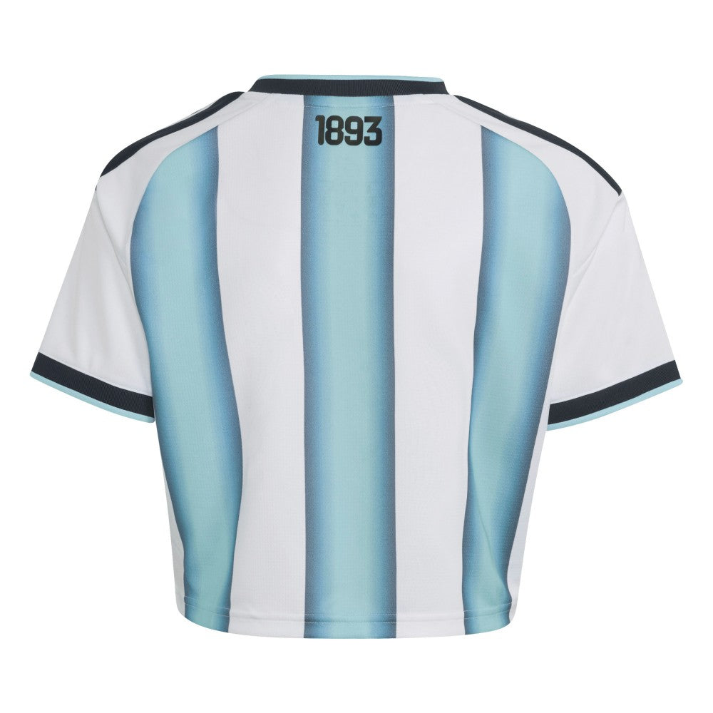 Argentina National Team Women's FIFA x World Cup 2022 Winners Home Cropped Replica Jersey White | Adidas Online