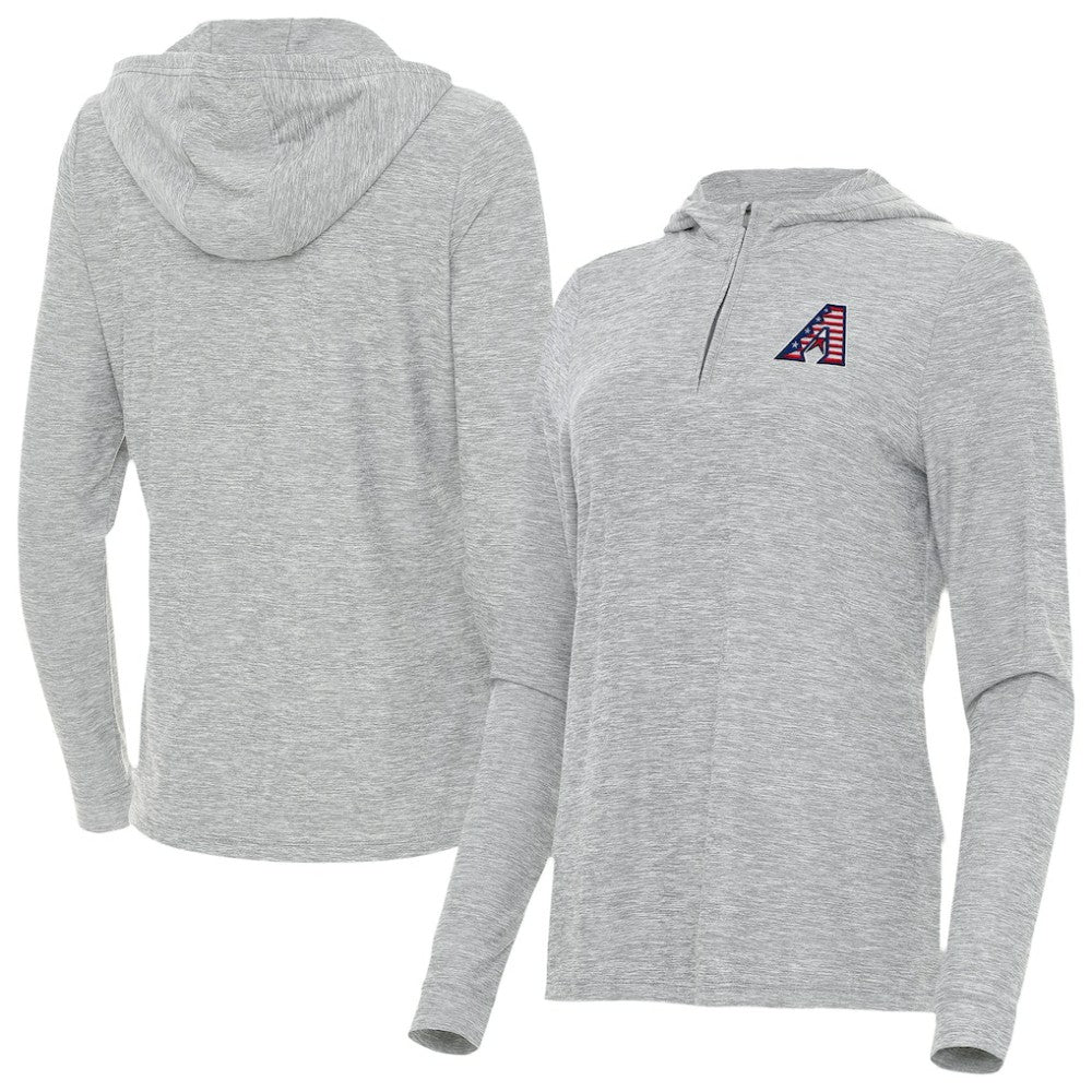 Arizona Diamondbacks Antigua Women's Daybreak Quarter-Zip Hoodie - MLB