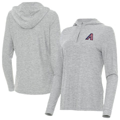 Arizona Diamondbacks Antigua Women's Daybreak Quarter-Zip Hoodie - MLB