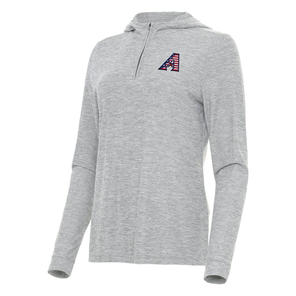 Arizona Diamondbacks Antigua Women's Daybreak Quarter-Zip Hoodie - MLB