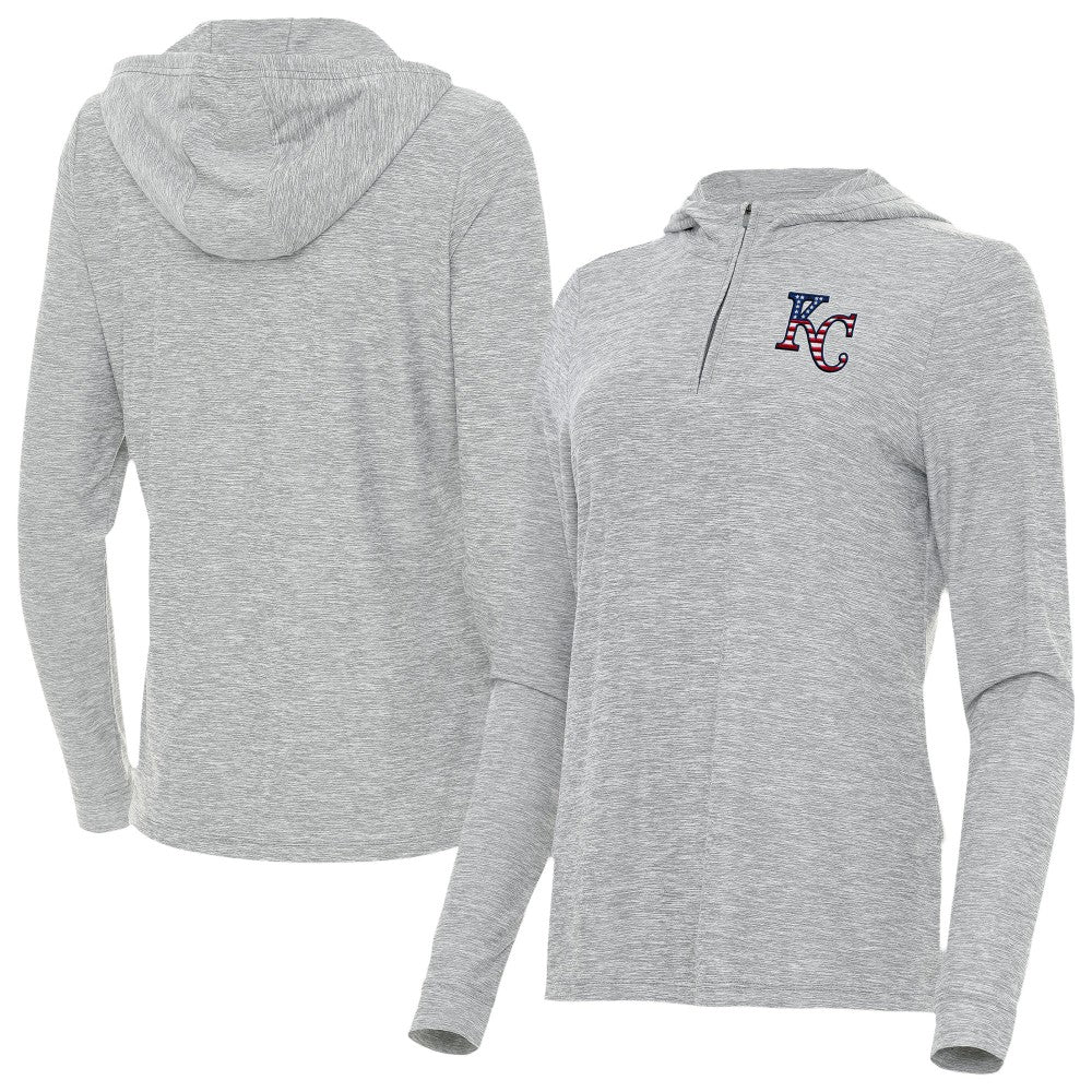 Kansas City Royals Antigua Women's Daybreak Quarter-Zip Hoodie - MLB