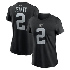 Ashton Jeanty Las Vegas Raiders Women's Name & Number T-Shirt Black | Nike for Sale