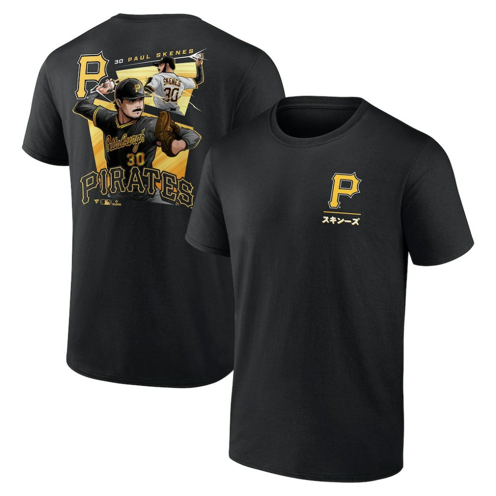 Paul Skenes Pittsburgh Pirates Anime Player T-Shirt - MLB