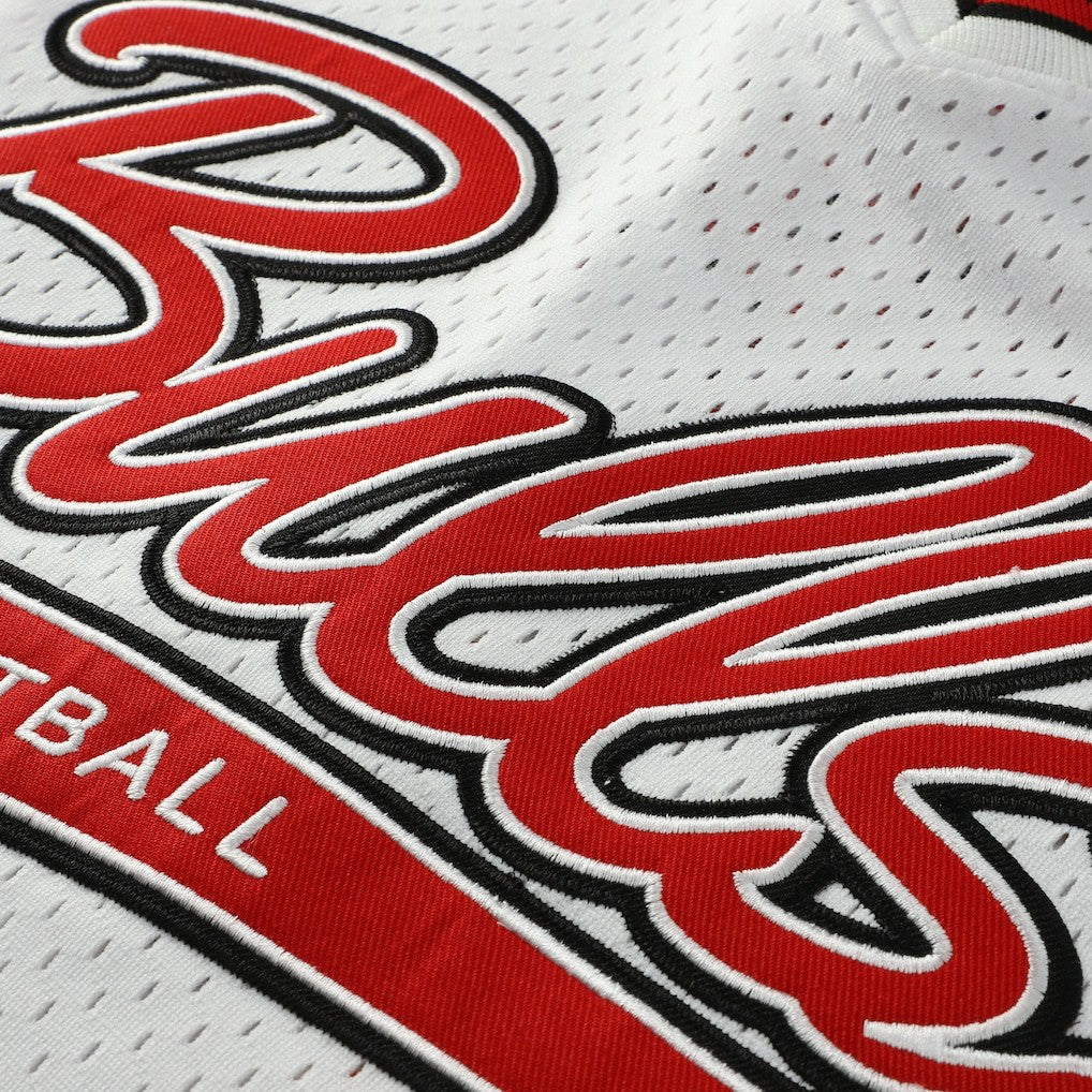 Scottie Pippen Chicago Bulls Player Mesh V-Neck Shirt White - NBA