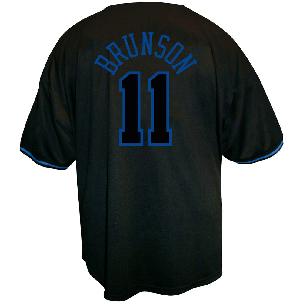 Jalen Brunson New York Knicks Big & Tall Name & Number Fashion Jersey Black - NBA