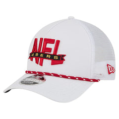 San Francisco 49ers New Era NFL 9FORTY A-Frame M-Crown Adjustable Trucker Hat White | NFL