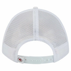 Kansas City Chiefs New Era NFL 9FORTY A-Frame M-Crown Adjustable Trucker Hat White | NFL