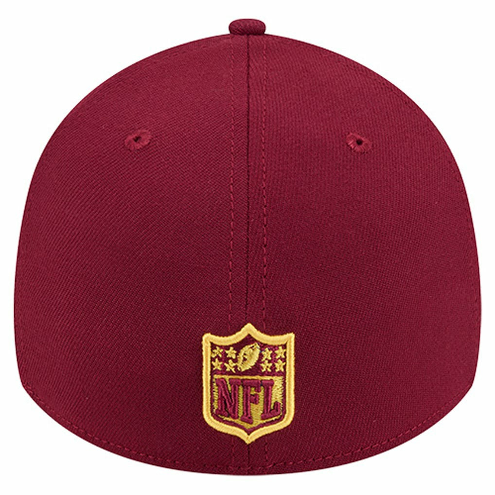 Washington Commanders New Era Stripes 39THIRTY Flex Hat Burgundy | NFL