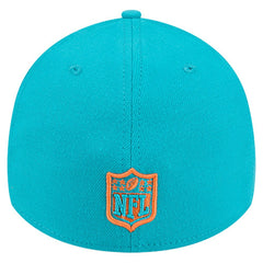Miami Dolphins New Era Stripes 39THIRTY Flex Hat Aqua | NFL
