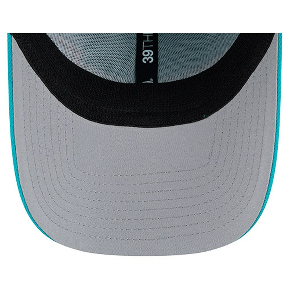 Miami Dolphins New Era Stripes 39THIRTY Flex Hat Aqua | NFL