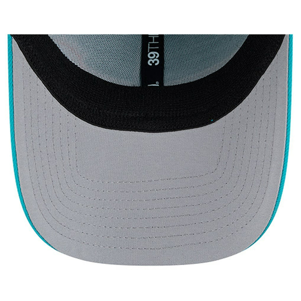 Miami Dolphins New Era Stripes 39THIRTY Flex Hat Aqua | NFL