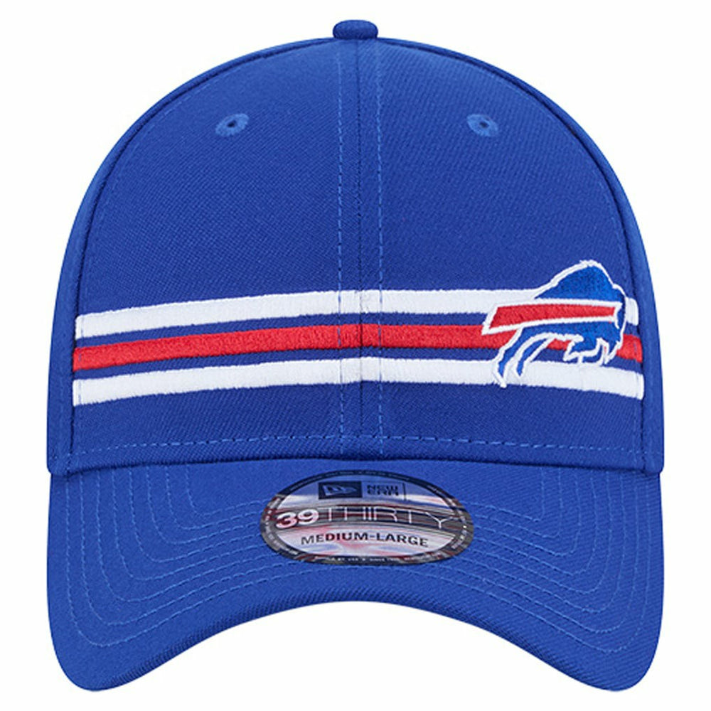 Buffalo Bills New Era Stripes 39THIRTY Flex Hat Royal | NFL