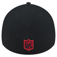Kansas City Chiefs New Era Stripes 39THIRTY Flex Hat Black | NFL