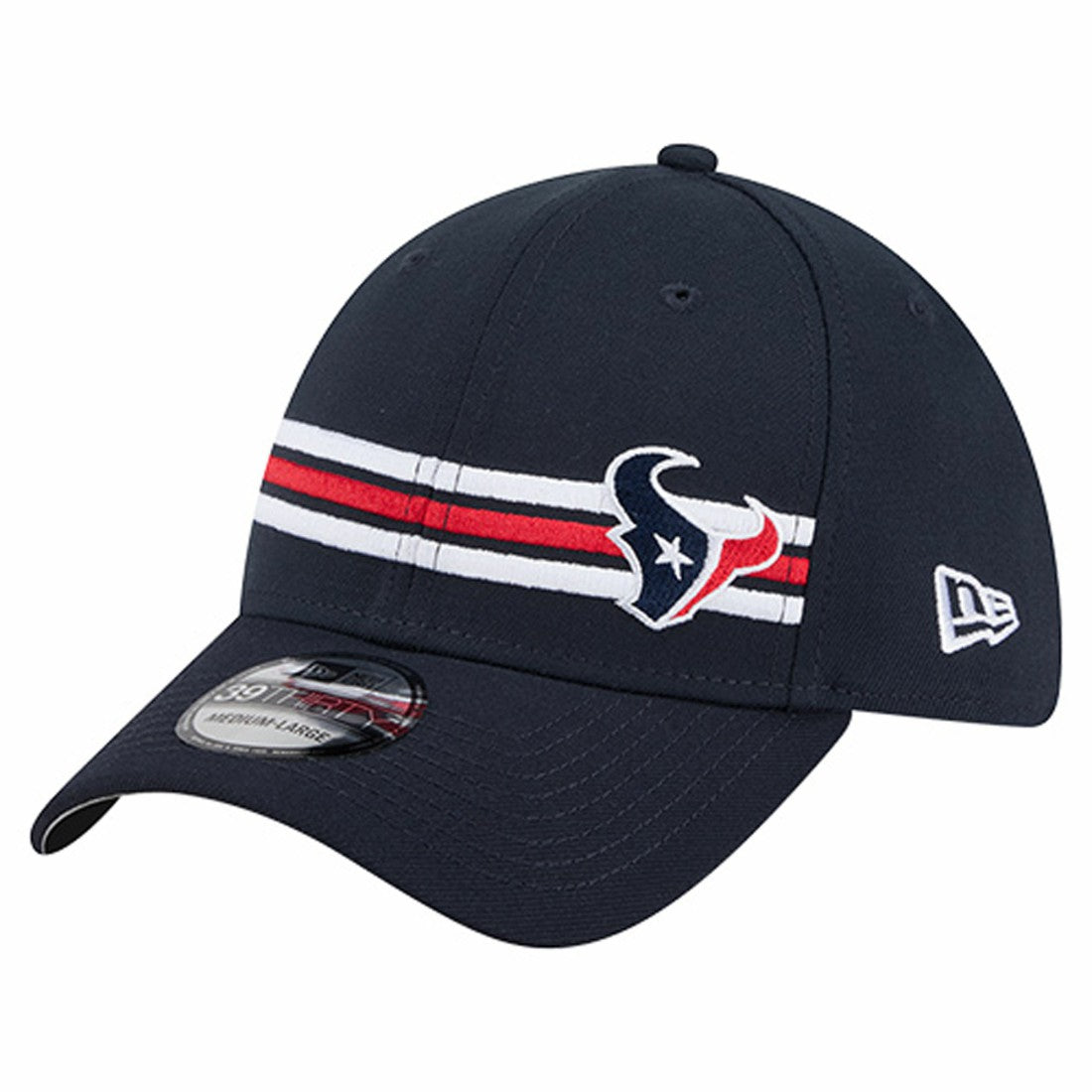 Houston Texans New Era Stripes 39THIRTY Flex Hat Navy | NFL
