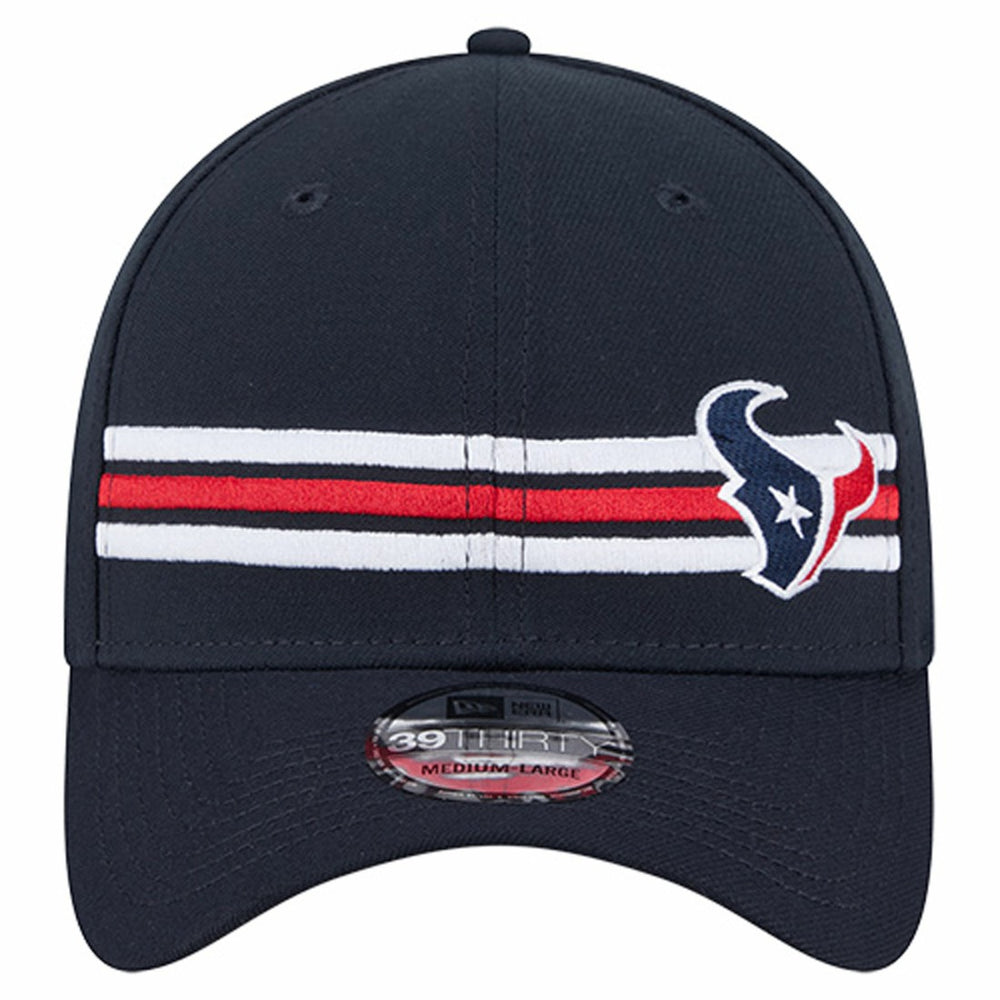 Houston Texans New Era Stripes 39THIRTY Flex Hat Navy | NFL