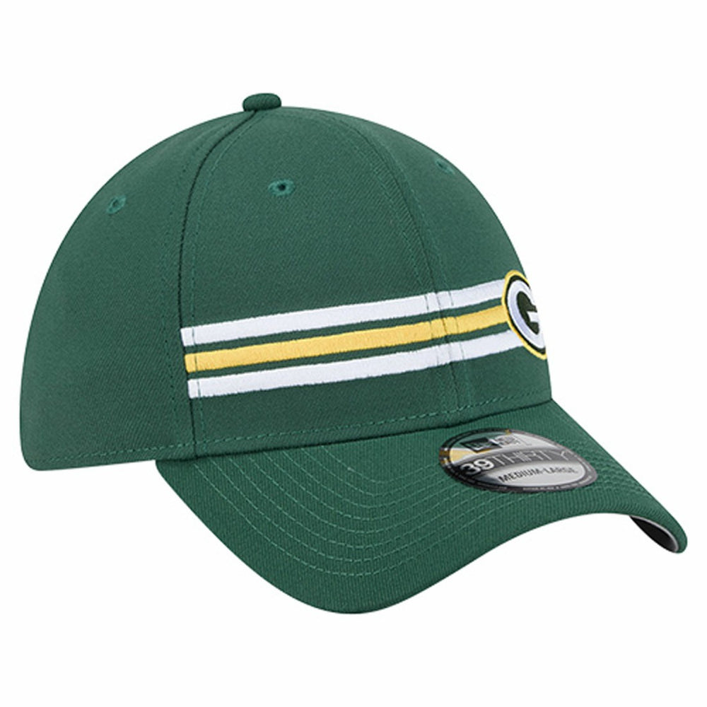 Green Bay Packers New Era Stripes 39THIRTY Flex Hat Green | NFL
