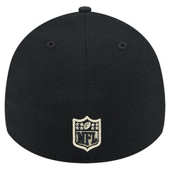 New Orleans Saints New Era Stripes 39THIRTY Flex Hat Black | NFL