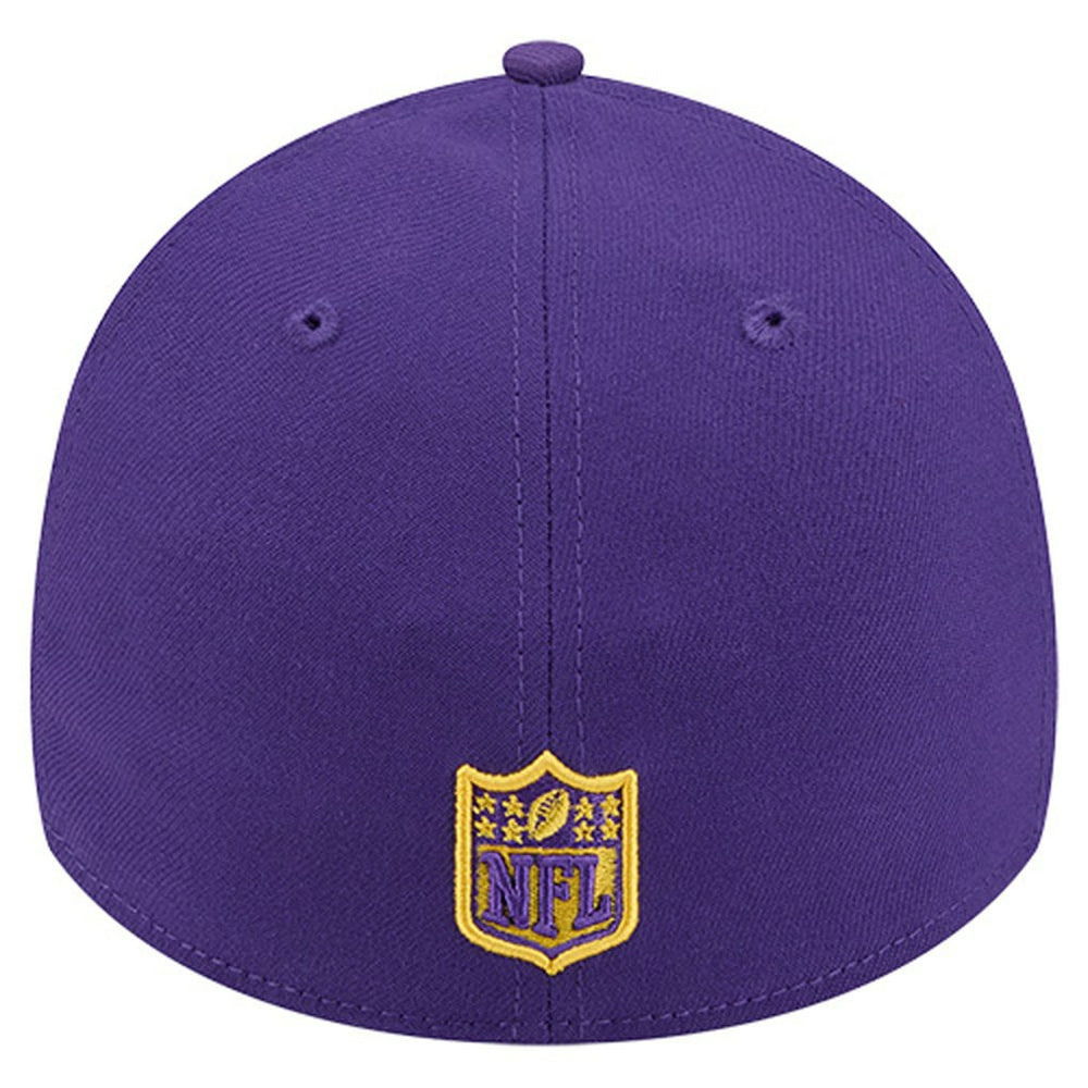 Minnesota Vikings New Era Stripes 39THIRTY Flex Hat Purple | NFL