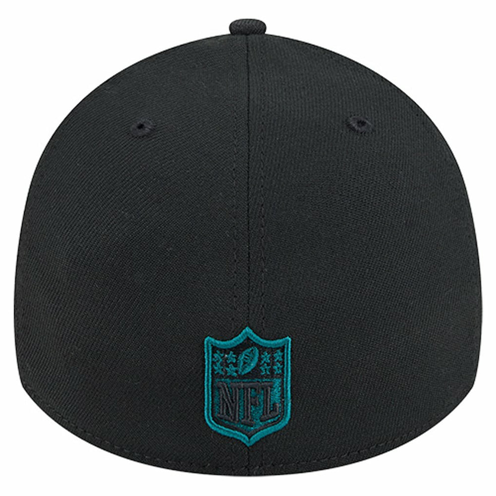 Philadelphia Eagles New Era Stripes 39THIRTY Flex Hat Black | NFL
