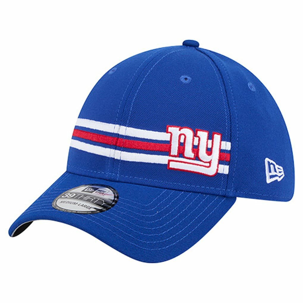 New York Giants New Era Stripes 39THIRTY Flex Hat Royal | NFL