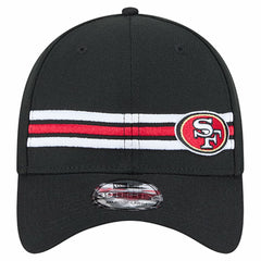 San Francisco 49ers New Era Stripes 39THIRTY Flex Hat Black | NFL