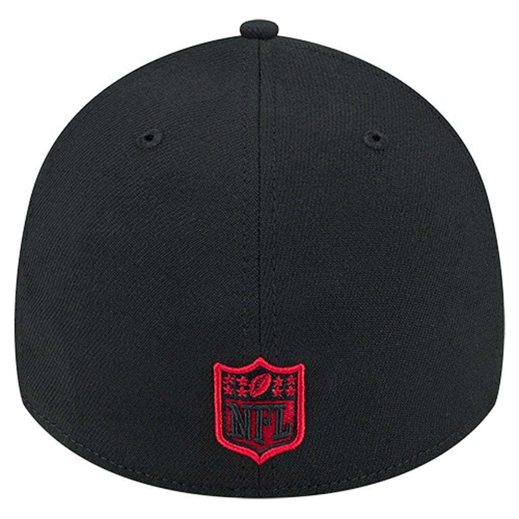 San Francisco 49ers New Era Stripes 39THIRTY Flex Hat Black | NFL