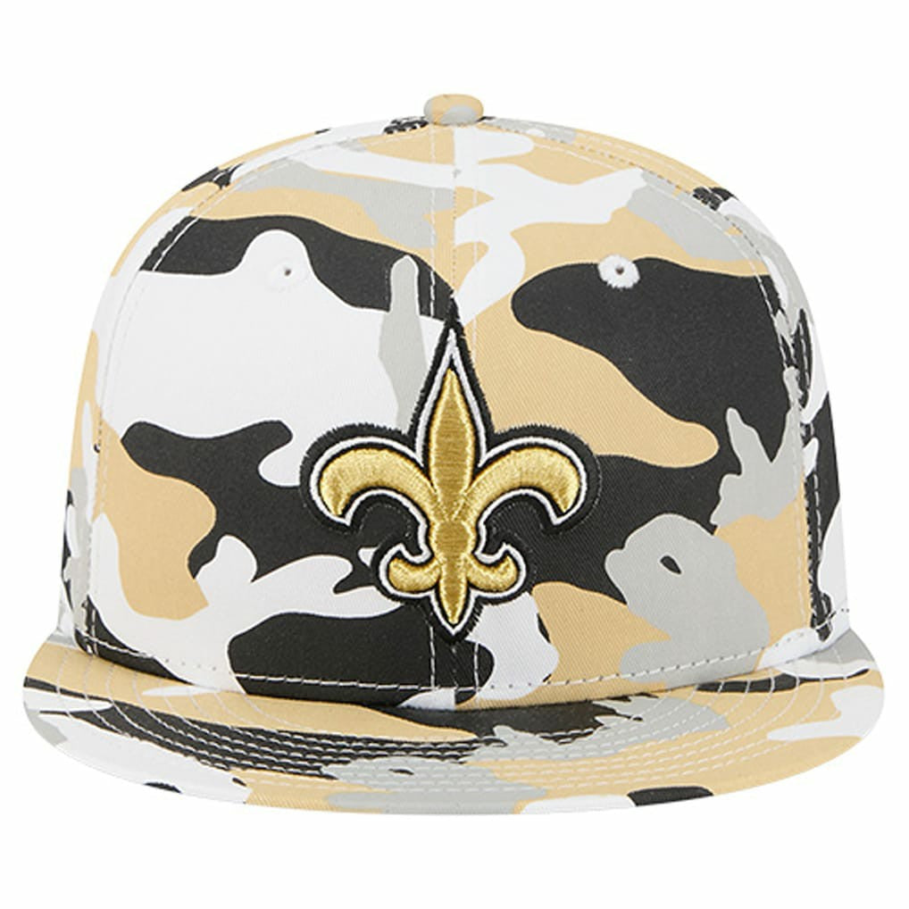 New Orleans Saints New Era 59FIFTY Fitted Hat Gold/Black | NFL