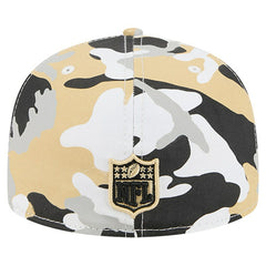 New Orleans Saints New Era 59FIFTY Fitted Hat Gold/Black | NFL