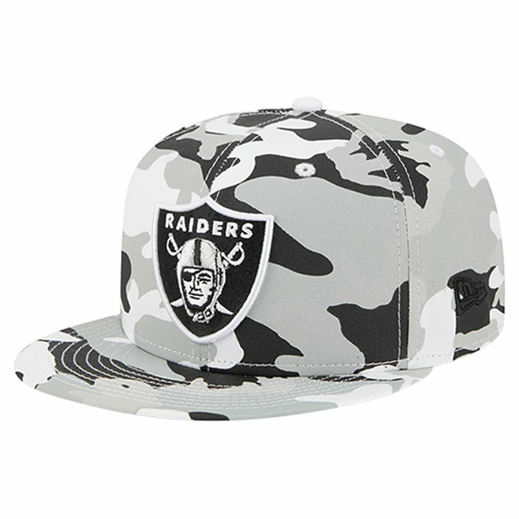 Las Vegas Raiders New Era 59FIFTY Fitted Hat Silver/Black | NFL