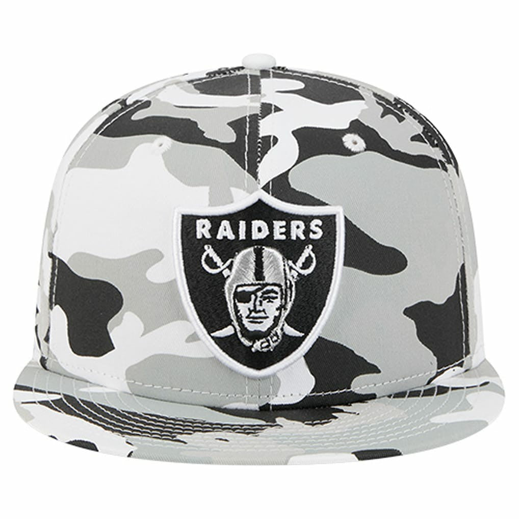 Las Vegas Raiders New Era 59FIFTY Fitted Hat Silver/Black | NFL
