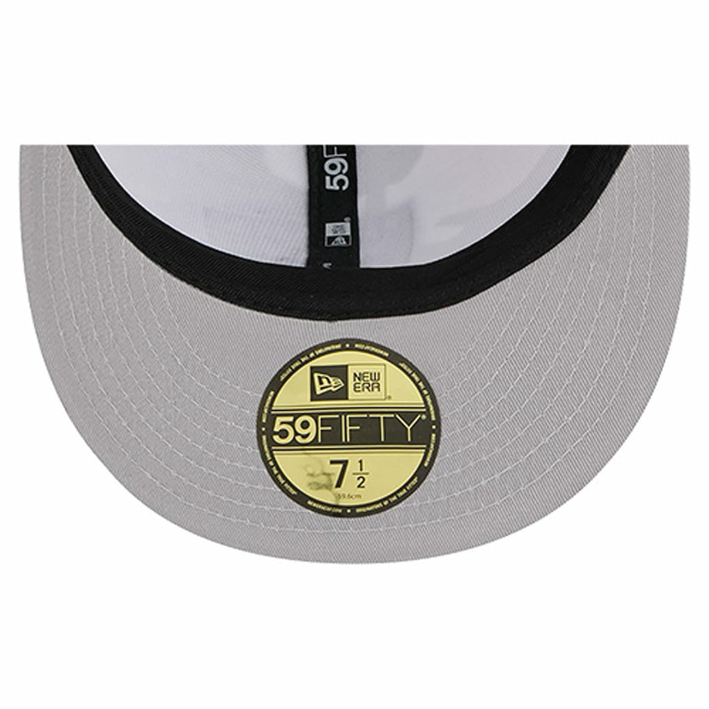 Las Vegas Raiders New Era 59FIFTY Fitted Hat Silver/Black | NFL