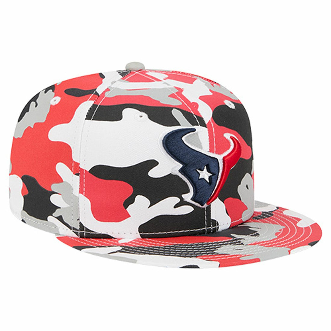 Houston Texans New Era 59FIFTY Fitted Hat Red/Navy | NFL