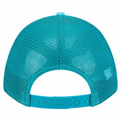Miami Dolphins New Era Gas Station 9FORTY A-Frame M-Crown Adjustable Trucker Hat Aqua | NFL