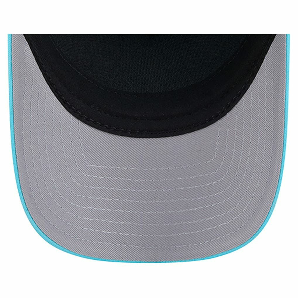 Miami Dolphins New Era Gas Station 9FORTY A-Frame M-Crown Adjustable Trucker Hat Aqua | NFL