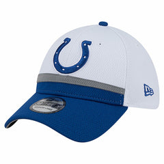 Indianapolis Colts New Era Dashmark Rays 39THIRTY Flex Hat White/Royal | NFL