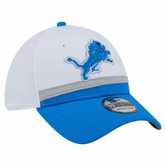 Detroit Lions New Era Dashmark Rays 39THIRTY Flex Hat White/Blue | NFL