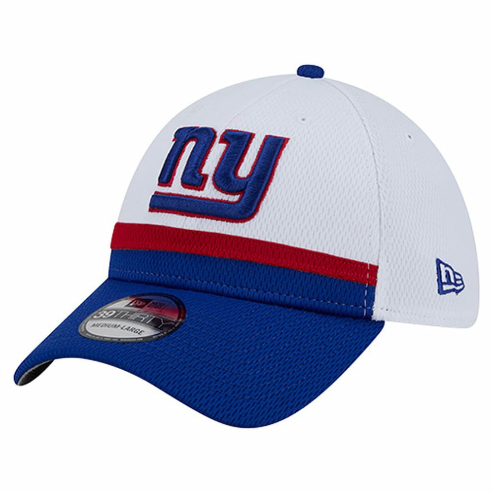 New York Giants New Era Dashmark Rays 39THIRTY Flex Hat White/Royal | NFL