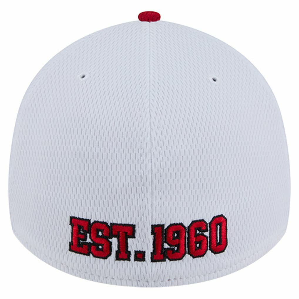 Kansas City Chiefs New Era Dashmark Rays 39THIRTY Flex Hat White/Red | NFL