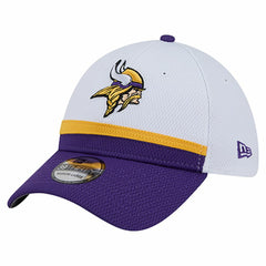 Minnesota Vikings New Era Dashmark Rays 39THIRTY Flex Hat White/Purple | NFL