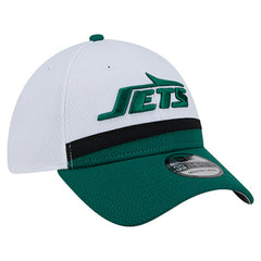 New York Jets New Era Dashmark Rays 39THIRTY Flex Hat White/Green | NFL