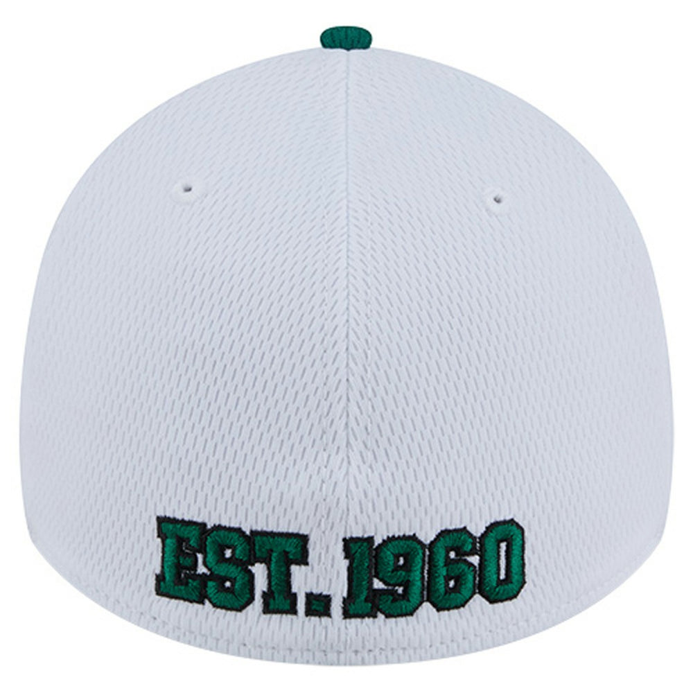 New York Jets New Era Dashmark Rays 39THIRTY Flex Hat White/Green | NFL